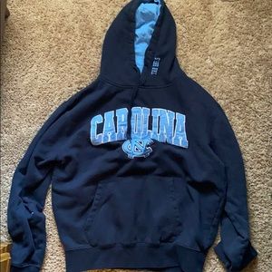 UNC Hoodie Tar Heels stitched letters
